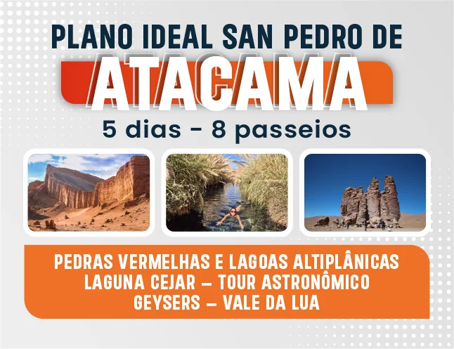 PLANO IDEAL 5 dias 8 TOURS en San Pedro de Atacama