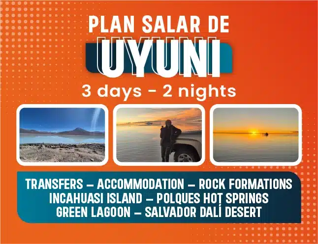 3-Day 2-Night Uyuni Salt Flats Tour (departure from San Pedro de Atacama ending in Uyuni)